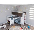 Triple Transverse bunk bed - Three single beds in one